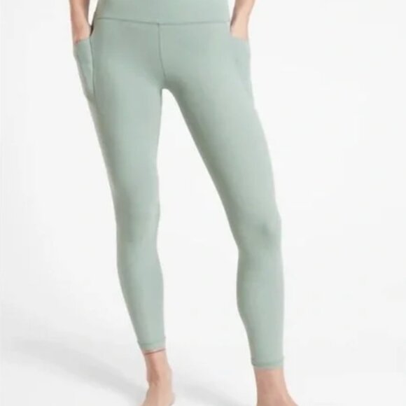 Athleta Small Tall Salutation Stash High Rise 7/8 Legging - Picture 1 of 4